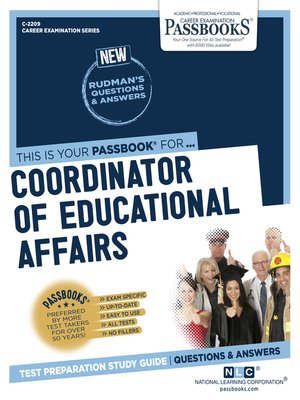 cover image of Coordinator of Educational Affairs